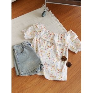 Nora Floral Top